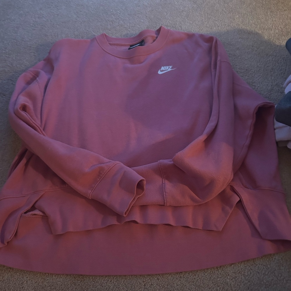 Nike Pink Crewneck Sweater